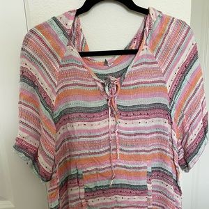 Rip curl boho sweater with hood